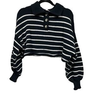 Zara Women’s Stripe Knit Sweater / Size-Large